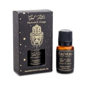 Aromaöl – Patchouli & Orange Glück – Fülle – Erdung Dieses besondere Aromaöl wurde entwickelt, um Glück und Wohlstand in dein Leben zu bringen. Der erdige Duft von Patchouli kombiniert mit der aufhellenden Frische von Orange schafft eine ausgleichende, positive Atmosphäre.