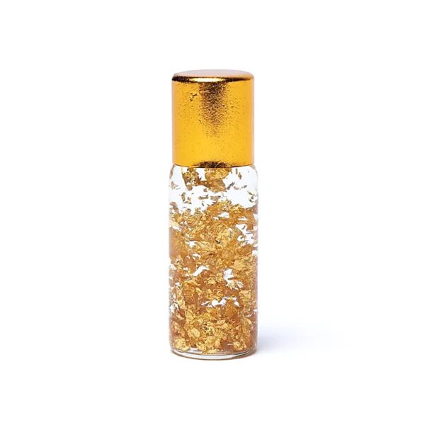 Fläschchen mit 23K Blattgold – für Dekoration, Rituale oder als Symbol für Reichtum & Fülle. Preis pro Stück. Nicht essbar, nur zu Dekozwecken.
