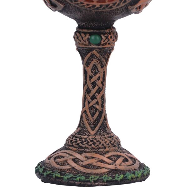 Yggdrasil Kelch „Tree of Life“ mit Edelstahleinsatz. Symbol für Verbundenheit & Wachstum. Handbemalt & detailreich – ideal für Rituale & Altäre.