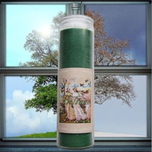 Ritualkerze für Beltane im Glas – für Fruchtbarkeit & Erfolg. Mit Anleitung in DE, EN & FR